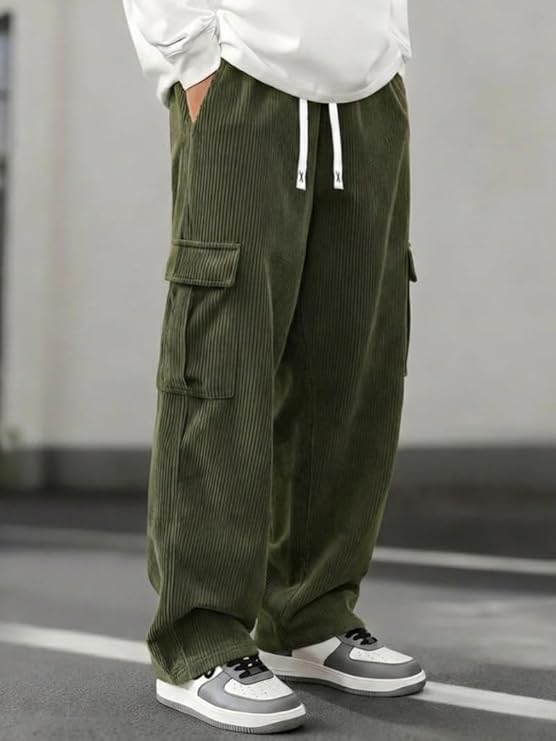 Samfor Pant for Men Casual Feel Cargo Joggers for Men – Loose Fit Utility Pants with 6 Pockets | Durable Outdoor & Hiking Trousers for man - Image 4