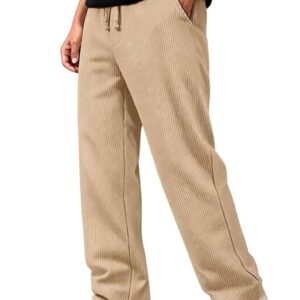 Trousers for man | Elastic Waist Loose fit Pant for Men | Casual Bottom Wear| Stretchable & Comfortable Sweatpant Trouser |Pant for Causal & Formal Wear |Gym Joggers